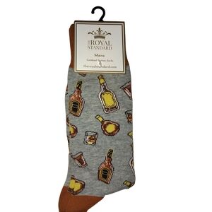 The Royal Standard Gray and Brown Men's Casual Socks